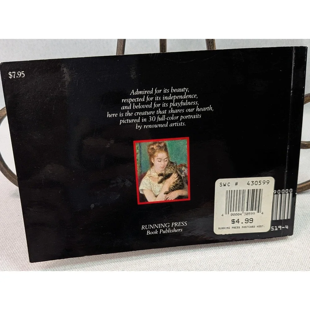 Running Press The Cat Postcard Book Unisex OS Black Excellent 30 Art Portraits